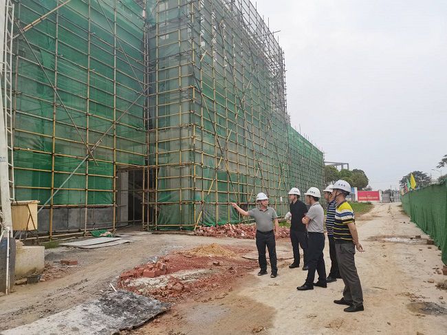 项目治理职员向曾劲松介绍项目希望（修图）周文 摄.jpg